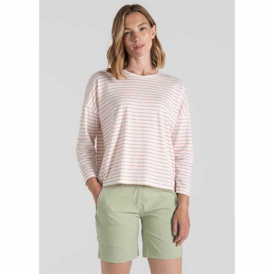 Craghoppers Women's Kielder Long Sleeve T-Shirt SunSHazeStr 