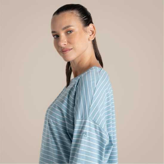 Craghoppers Women's Kielder Long Sleeve T-Shirt SkyBlueStr 