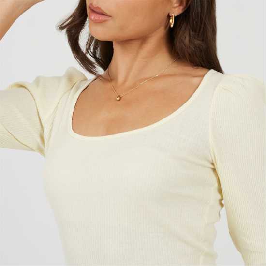 Brave Soul Puff Slv Top Ld99 Cream Brave Soul Puff Slv Top Ld99 Cream