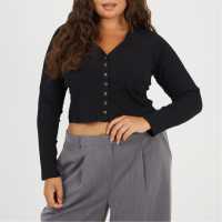 Brave Soul Горнище С Дълъг Ръкав Womens Plus Size Long Sleeve Top With Popper Fastening Black Brave Soul Горнище С Дълъг Ръкав Womens Plus Size Long Sleeve Top With Popper Fastening Black