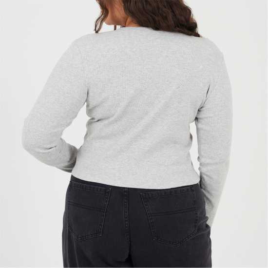 Brave Soul Ps Ls Top Ld99 Grey Marl Brave Soul Ps Ls Top Ld99 Grey Marl