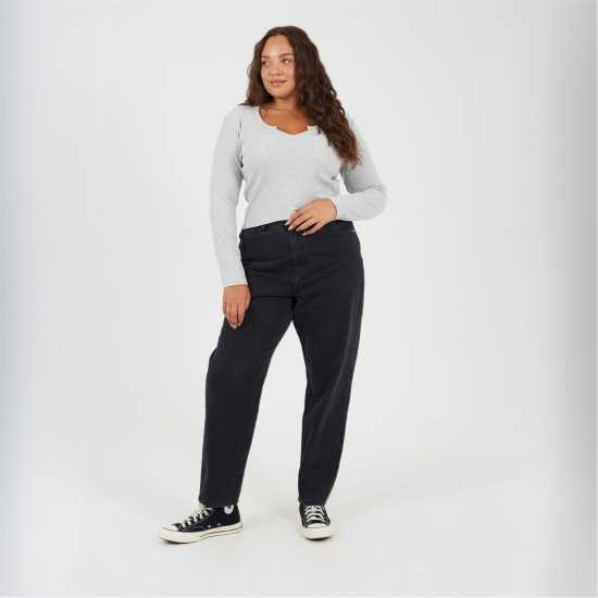 Brave Soul Ps Ls Top Ld99 Grey Marl Brave Soul Ps Ls Top Ld99 Grey Marl