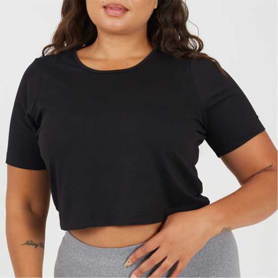Brave Soul Ps Crop Tee Ld99 Black Brave Soul Ps Crop Tee Ld99 Black