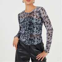 Brave Soul Ls Mesh Top Ld99  