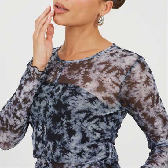 Brave Soul Ls Mesh Top Ld99  