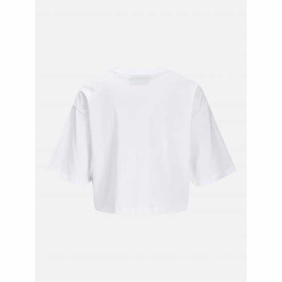 JJXX Loose Cropped T-Shirt Ladies Bright White Jjxx Loose Cropped T-Shirt Ladies Bright White Дамски тениски и фланелки