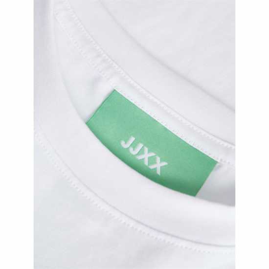 JJXX Loose Cropped T-Shirt Ladies Bright White Jjxx Loose Cropped T-Shirt Ladies Bright White Дамски тениски и фланелки