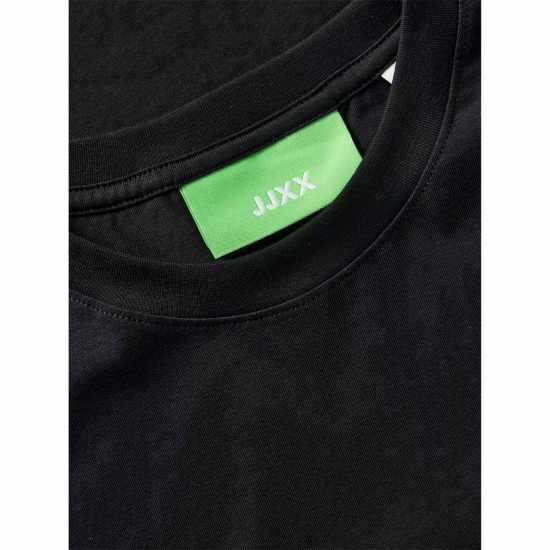 Дамски тениски и фланелки Jjxx Loose Cropped T-Shirt Ladies Black Jjxx Loose Cropped T-Shirt Ladies Black Дамски тениски и фланелки