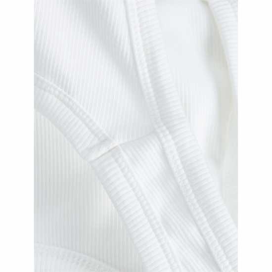 Jjxx Sleeveless Ribbed Top Ladies Bright White Jjxx Sleeveless Ribbed Top Ladies Bright White