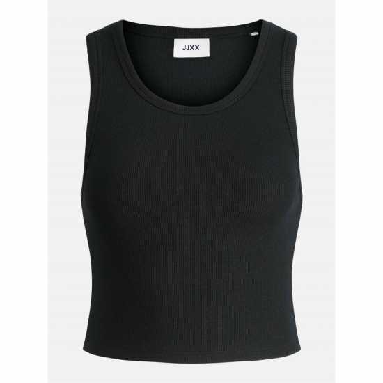 Jjxx Sleeveless Ribbed Top Ladies Black Jjxx Sleeveless Ribbed Top Ladies Black