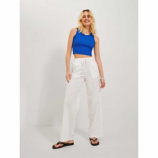 Jjxx Sleeveless Ribbed Top Ladies Blue Iolite Jjxx Sleeveless Ribbed Top Ladies Blue Iolite