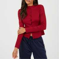 Brave Soul Bs Womens Long Sleeve Button Through Top  