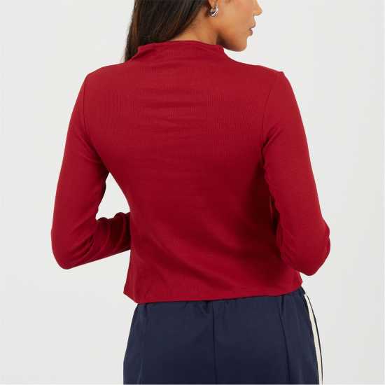 Brave Soul Bs Womens Long Sleeve Button Through Top  