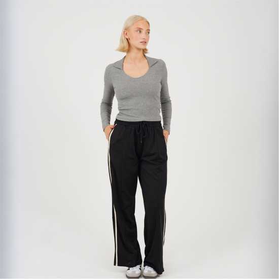 Brave Soul Bs Womens Long Sleeve Scoop Neck Top With Collar  