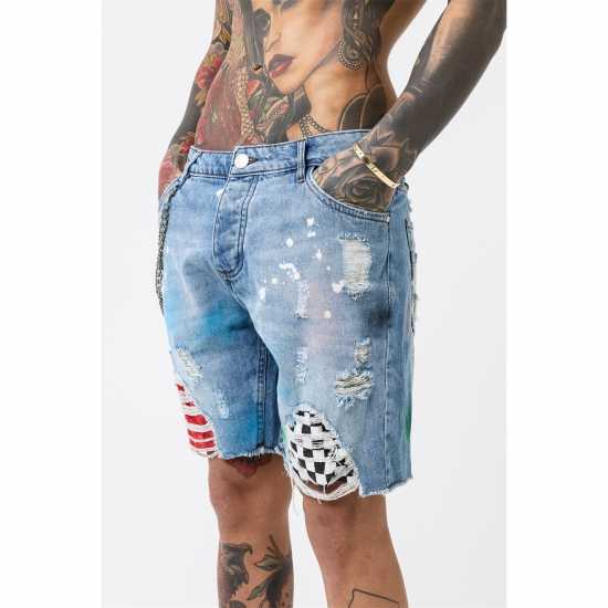 Дънкови Къси Панталони Good For Nothing Denim Shorts  Мъжки къси панталони