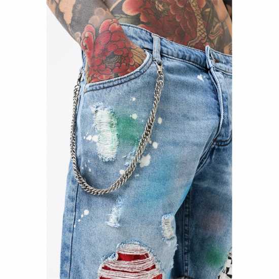 Дънкови Къси Панталони Good For Nothing Denim Shorts  Мъжки къси панталони