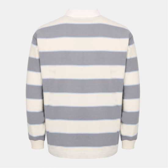 Jack Wills Rugby Shirt Ld54 Морско синьо/Бяло 