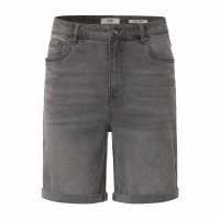 Firetrap Дънкови Къси Панталони Men's Cotton 5 Pocket Denim Shorts Grey 