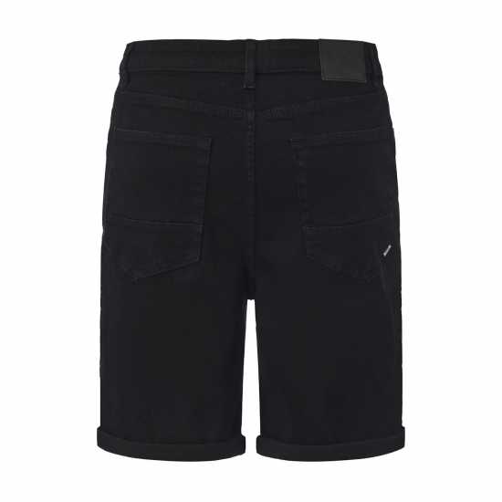 Firetrap Дънкови Къси Панталони Men's Cotton 5 Pocket Denim Shorts Black Firetrap Дънкови Къси Панталони Men's Cotton 5 Pocket Denim Shorts Black