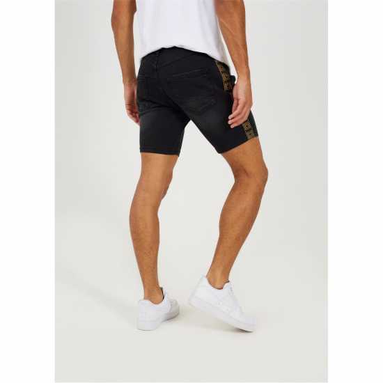 Brave Soul Shorts With Side Seam Detail Въгленово измиване Мъжки къси панталони