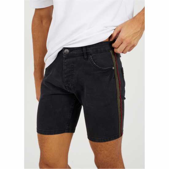 Мъжки къси панталони Brave Soul Shorts With Side Seam Detail Въгленово измиване Brave Soul Shorts With Side Seam Detail Въгленово измиване Мъжки къси панталони