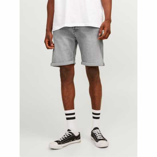 Мъжки къси панталони Дънкови Къси Панталони Jack And Jones Denim Shorts Mens Сив деним Дънкови Къси Панталони Jack And Jones Denim Shorts Mens Сив деним Мъжки къси панталони