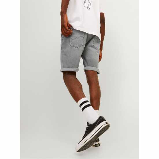 Мъжки къси панталони Дънкови Къси Панталони Jack And Jones Denim Shorts Mens Сив деним Дънкови Къси Панталони Jack And Jones Denim Shorts Mens Сив деним Мъжки къси панталони