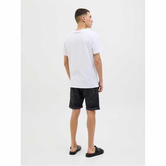 Дънкови Къси Панталони Jack And Jones Rick Denim Shorts Черен Деним 363 