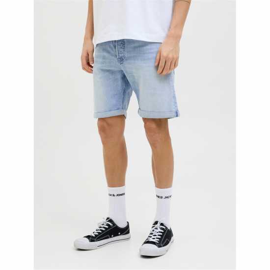 Дънкови Къси Панталони Jack And Jones Rick Denim Shorts Син деним 361 Дънкови Къси Панталони Jack And Jones Rick Denim Shorts Син деним 361