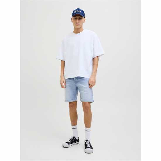 Дънкови Къси Панталони Jack And Jones Rick Denim Shorts Син деним 361 Дънкови Къси Панталони Jack And Jones Rick Denim Shorts Син деним 361