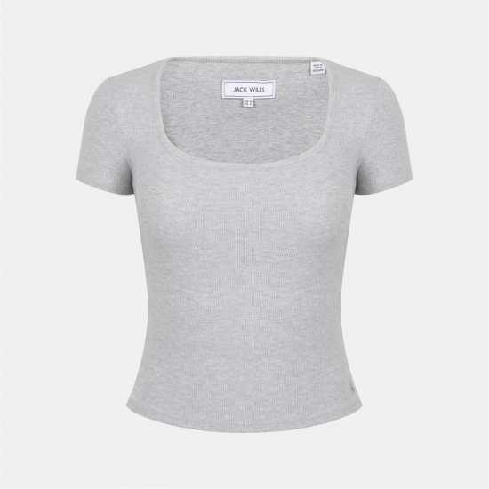 Дамски тениски и фланелки Squneck Ss Tee Ld54 Grey Marl Squneck Ss Tee Ld54 Grey Marl Дамски тениски и фланелки