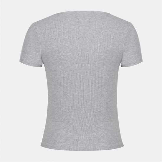 Дамски тениски и фланелки Squneck Ss Tee Ld54 Grey Marl Squneck Ss Tee Ld54 Grey Marl Дамски тениски и фланелки