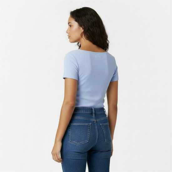 Jack Wills Women's Long-Sleeve T-Shirt Брунера Синьо 