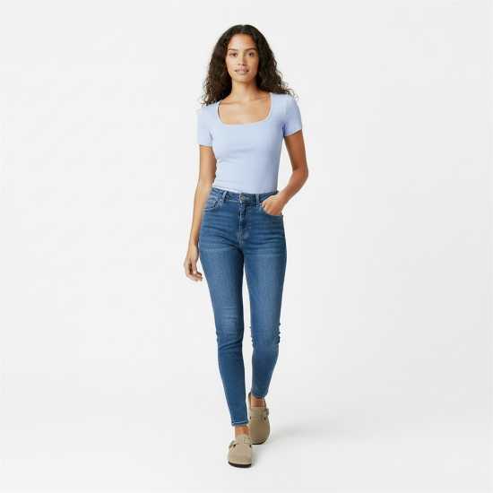 Jack Wills Women's Long-Sleeve T-Shirt Брунера Синьо 