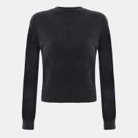 Горнище С Дълъг Ръкав Washed Rib Long Sleeve Top  