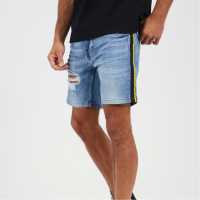Мъжки къси панталони Brave Soul Дънкови Къси Панталони Denim Shorts Blue Denim Brave Soul Дънкови Къси Панталони Denim Shorts Blue Denim Мъжки къси панталони