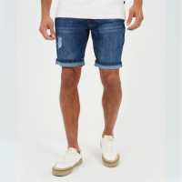 Мъжки къси панталони Brave Soul Дънкови Къси Панталони Denim Shorts Light Blue Wash Brave Soul Дънкови Къси Панталони Denim Shorts Light Blue Wash Мъжки къси панталони