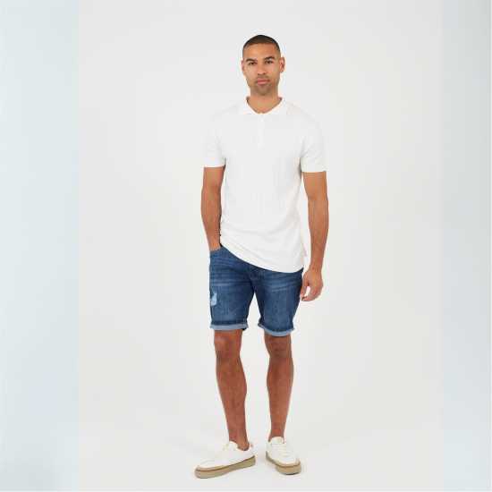 Brave Soul Дънкови Къси Панталони Denim Shorts Light Blue Wash Мъжки къси панталони
