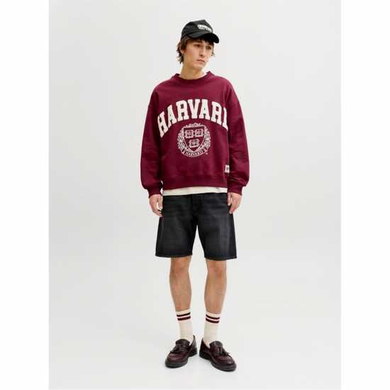 Дънкови Къси Панталони Jack And Jones Men's Denim Shorts Black Denim 