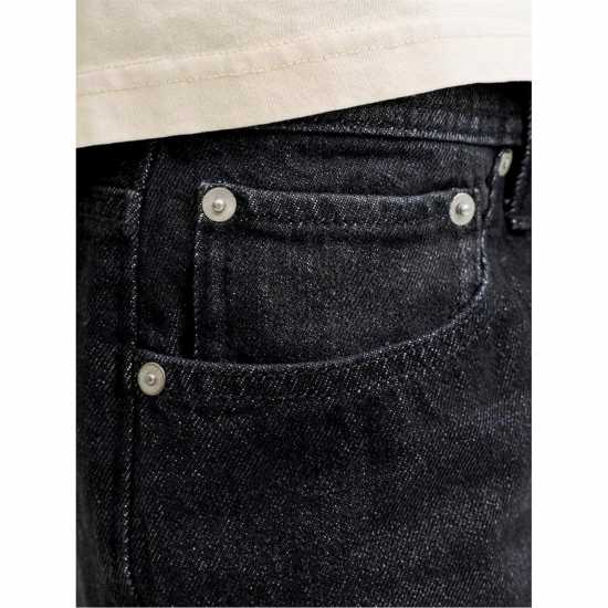 Дънкови Къси Панталони Jack And Jones Men's Denim Shorts Black Denim 