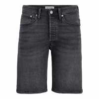 Дънкови Къси Панталони Jack And Jones Mens Rick Slim Denim Shorts Black Denim 