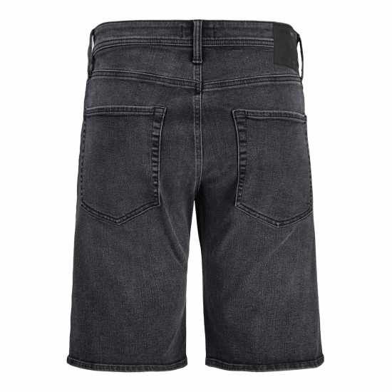 Дънкови Къси Панталони Jack And Jones Mens Rick Slim Denim Shorts Black Denim 