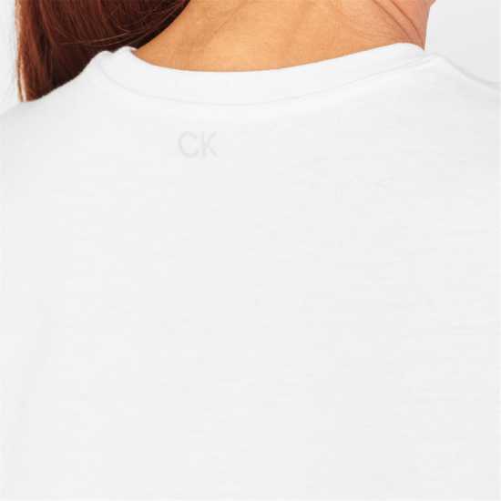 Тениска Calvin Klein Performance T Shirt Bright White - Дамски тениски и фланелки