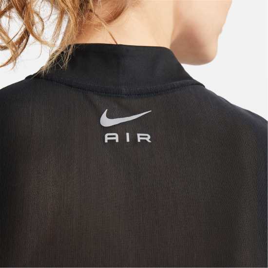 Nike Dri-FIT Air Women's Cropped Tank Top Black Дамски горнища с цип