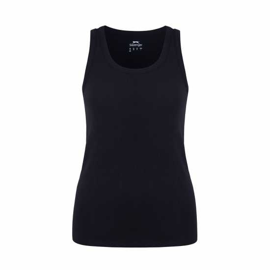 Дамски тениски и фланелки Slazenger Ess Rib Vest Ld53 Черно Slazenger Ess Rib Vest Ld53 Черно Дамски тениски и фланелки