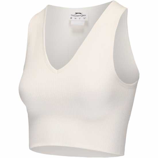 Slazenger 2Pk Croptank Womens Шоколад/Захар Дамски тениски и фланелки