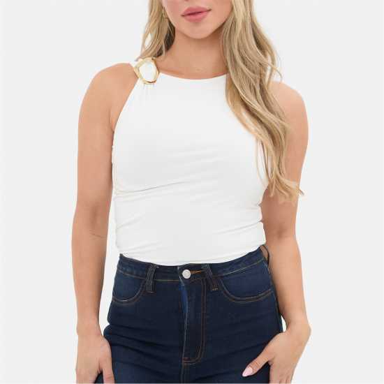 Дамски тениски и фланелки Hardwear Trim Top Cream Hardwear Trim Top Cream Дамски тениски и фланелки