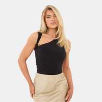 I Saw It First Slinky Fashion Top Черно 