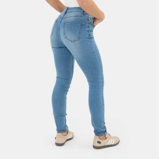 I Saw It First Skinny Jean Mid Wash I Saw It First Skinny Jean Mid Wash