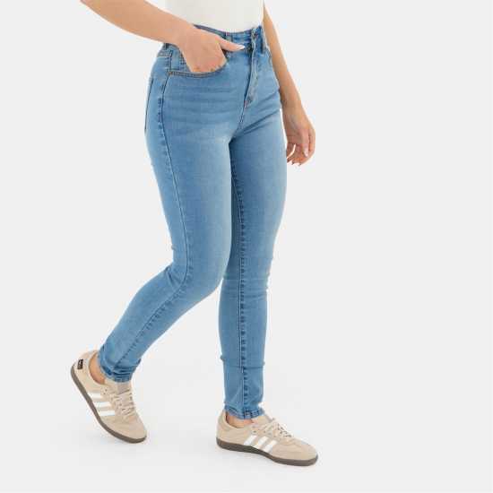 I Saw It First Skinny Jean Mid Wash I Saw It First Skinny Jean Mid Wash